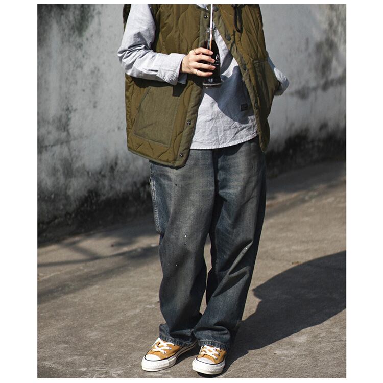 ★INK SPLASH WASH OLD JEANS　　19134