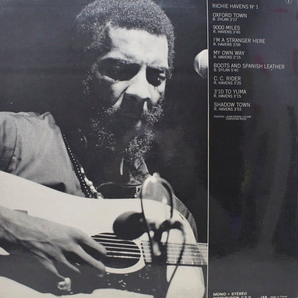 Richie Havens / Richie Havens 1 - Electric Havens [500 005] - 画像2