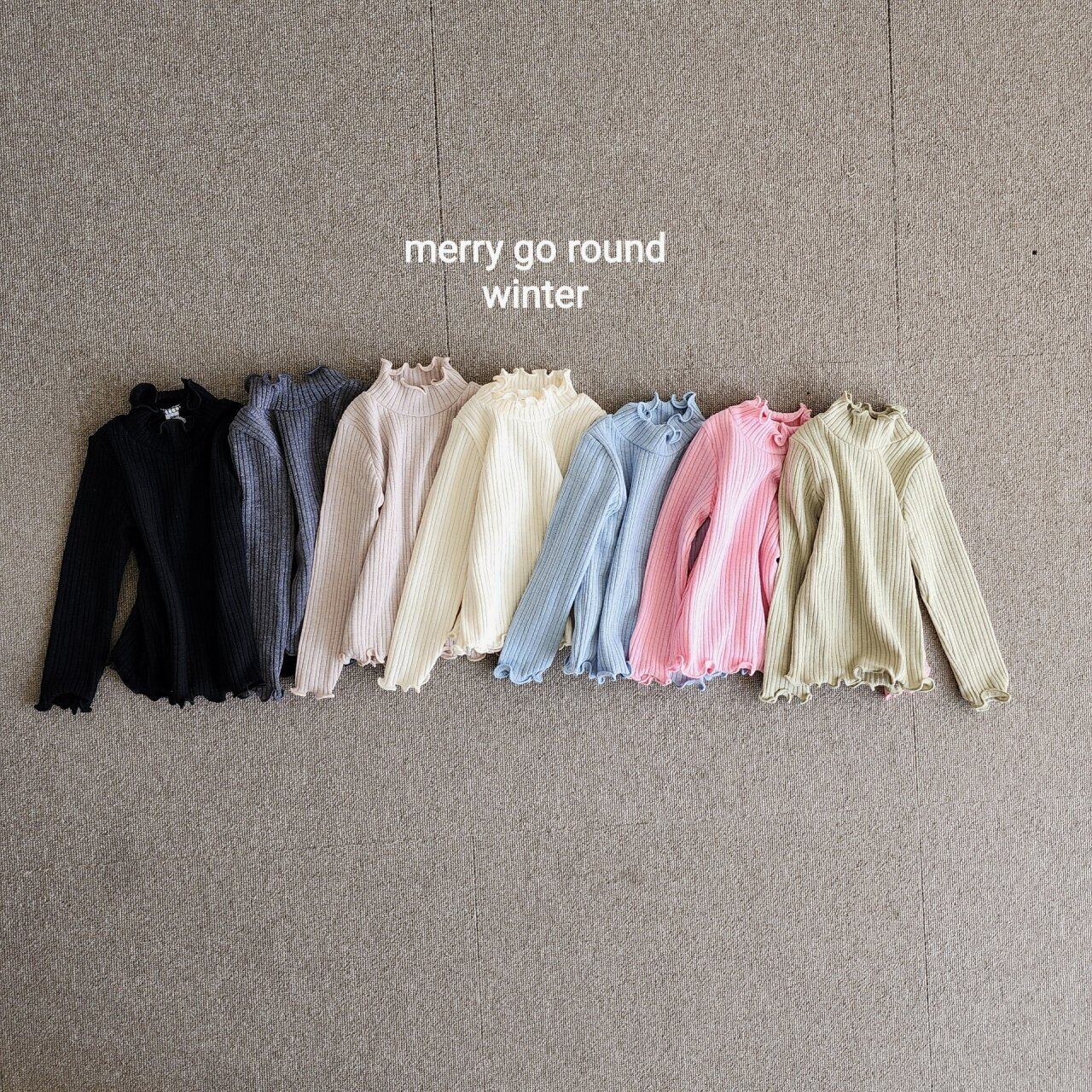 【予約商品】merry go round / Soft golji high neck