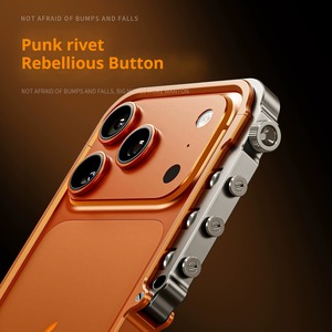 ◆iPhone 17/Pro/Pro Max◆ Aluminum Alloy Bumper Cover / アルミニウム アロイ バンパー スマホケース