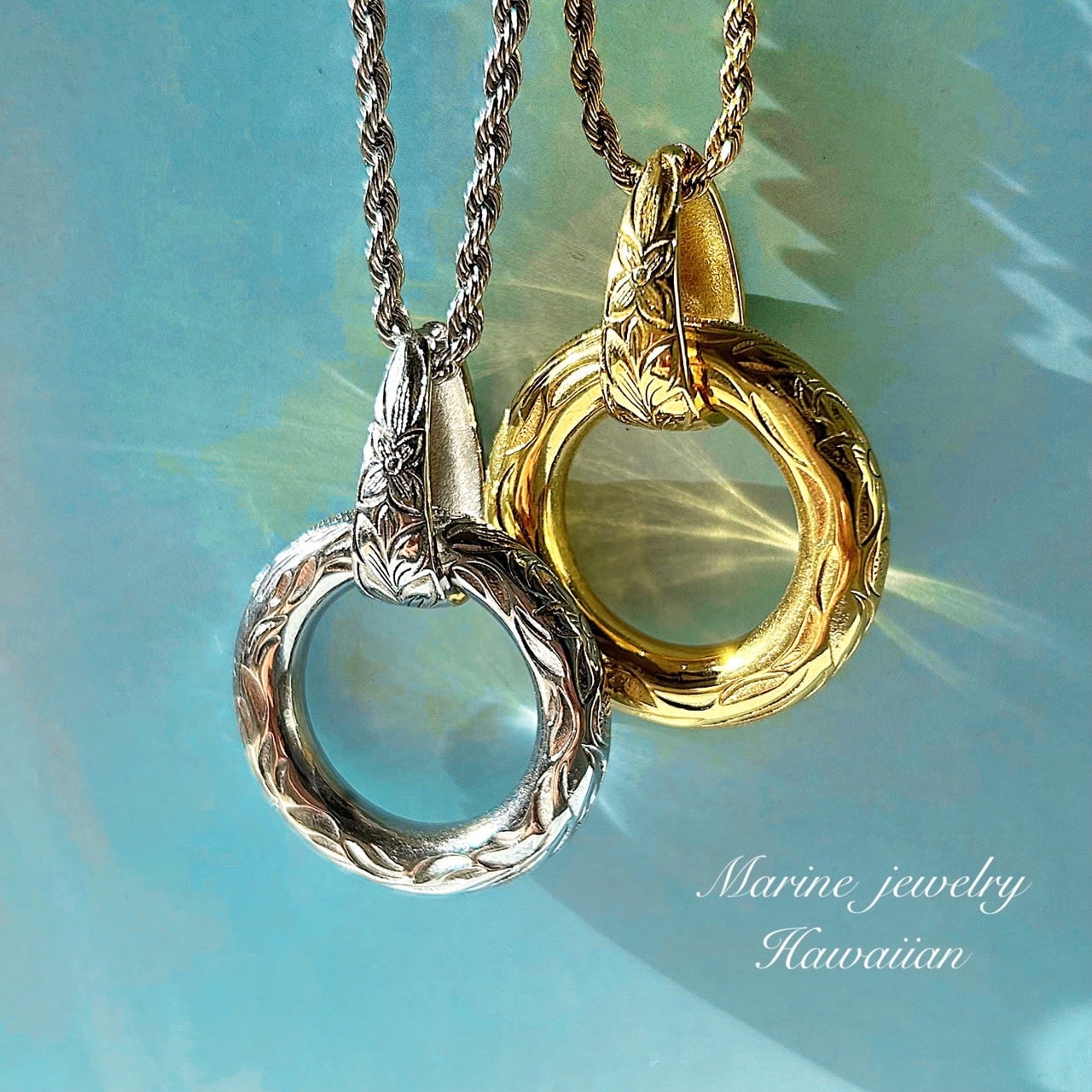 Eternal Lei プルメリア【刻印可】 | Marine Jewelry 金属アレルギー