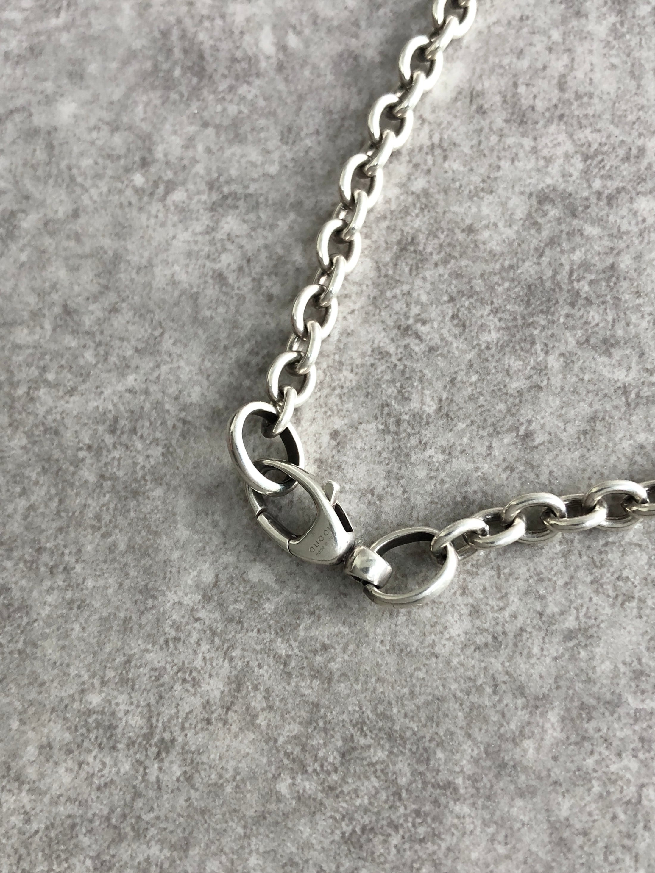 GUCCI グッチ ネックレス シルバー インターロッキングG 925 vintage
