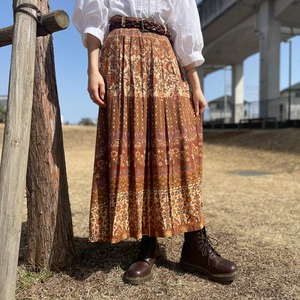 ethnic patterned skirt OF95
