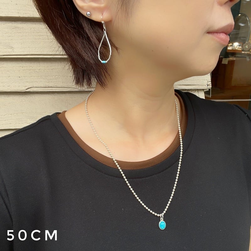 ターコイズ シルバービーズ フックピアス | 【公式通販】鎌倉の