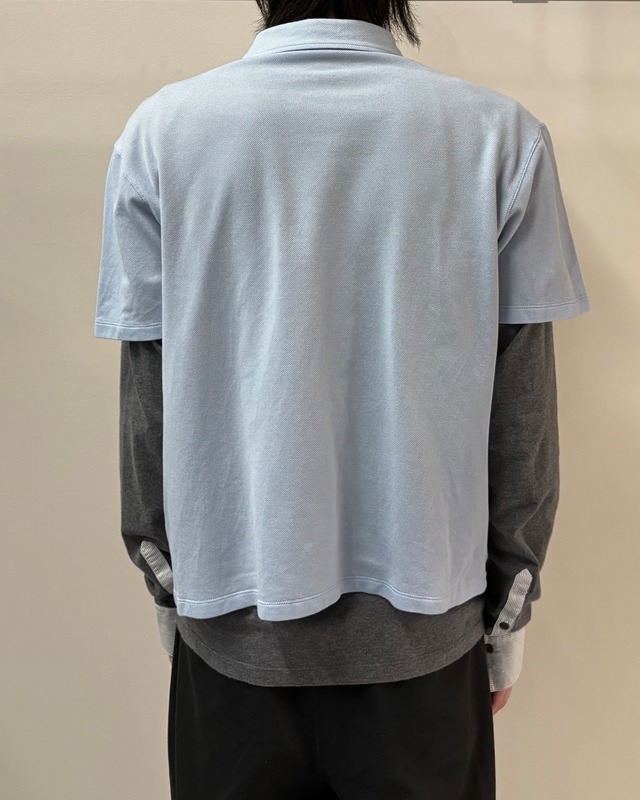 【PRADA】box silhouette basic polo