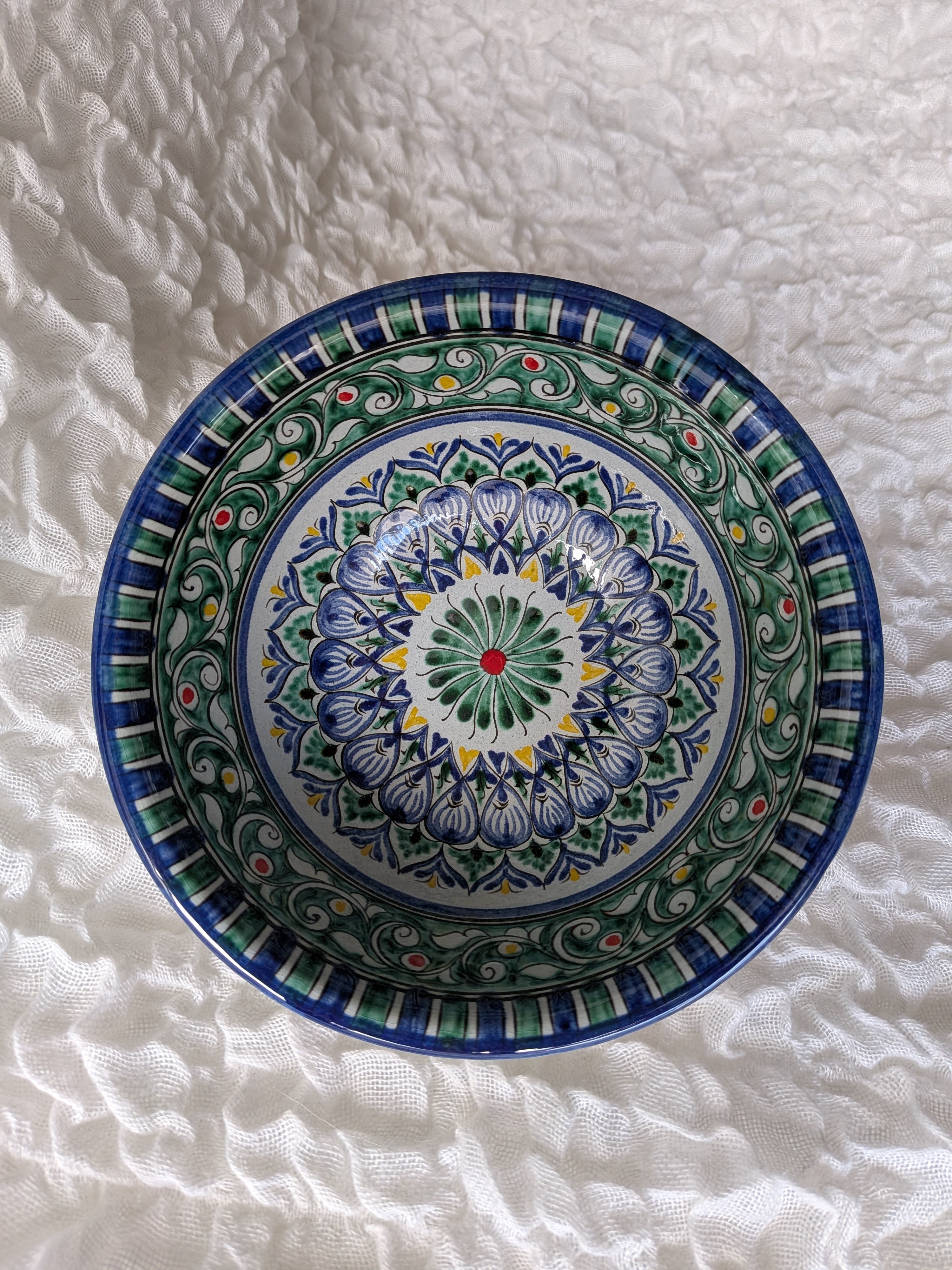 波佐見焼 太一窯 ミモザ 茶碗 青 | Pay ID