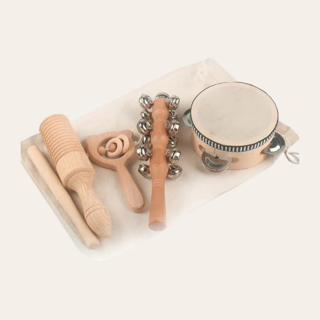 ヤマヨ 教育用 タンバリン 15cm 白（10個）