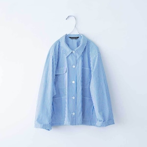 mizuiro ind ストライプカバーオール