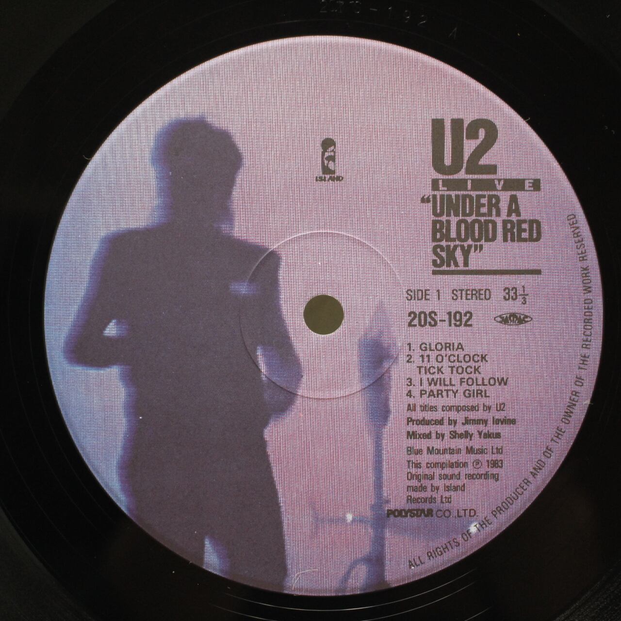 U2 / Live "Under A Blood Red Sky" [20S-192] - 画像3