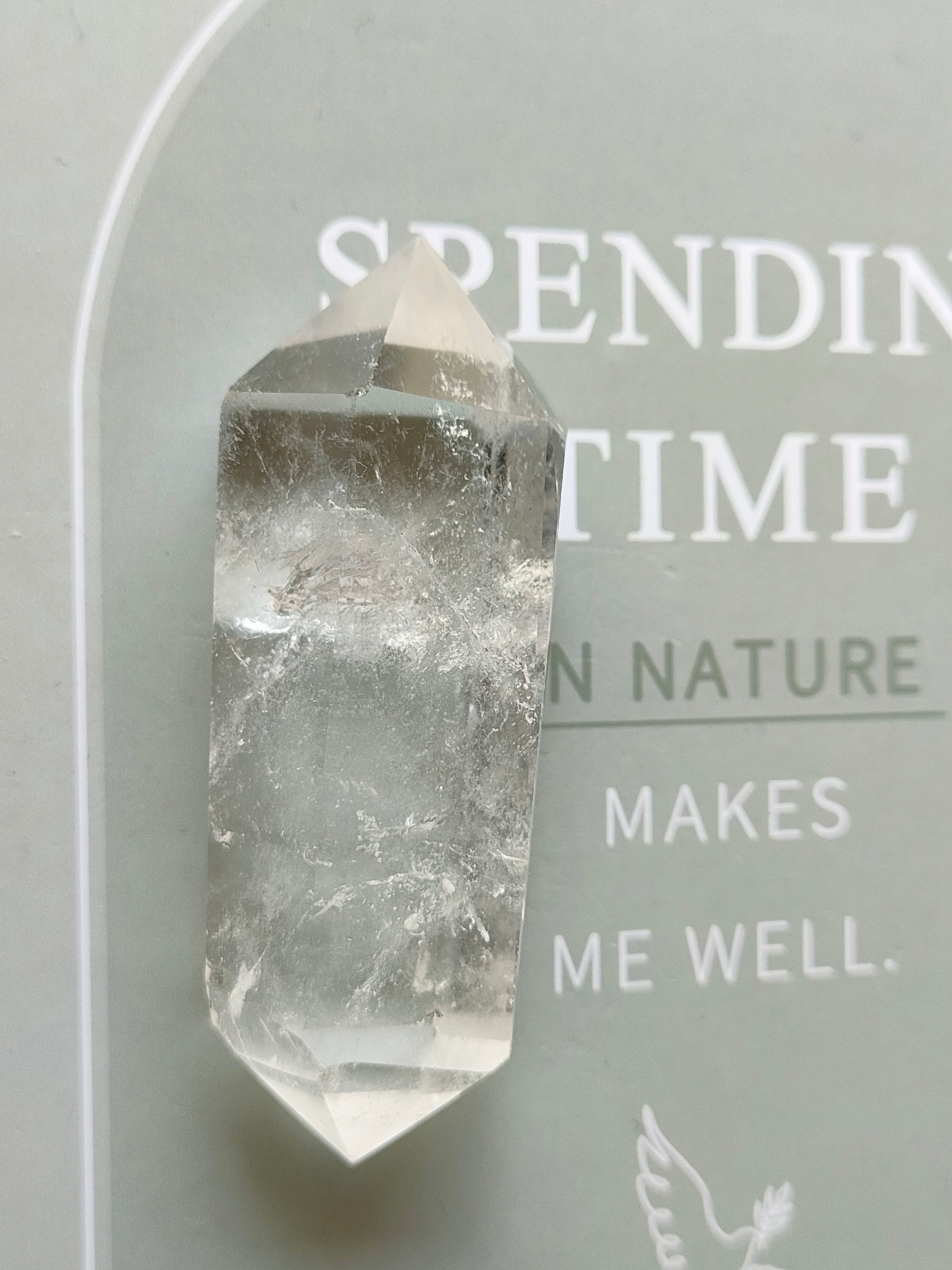 ダブルポイント クリアクォーツ