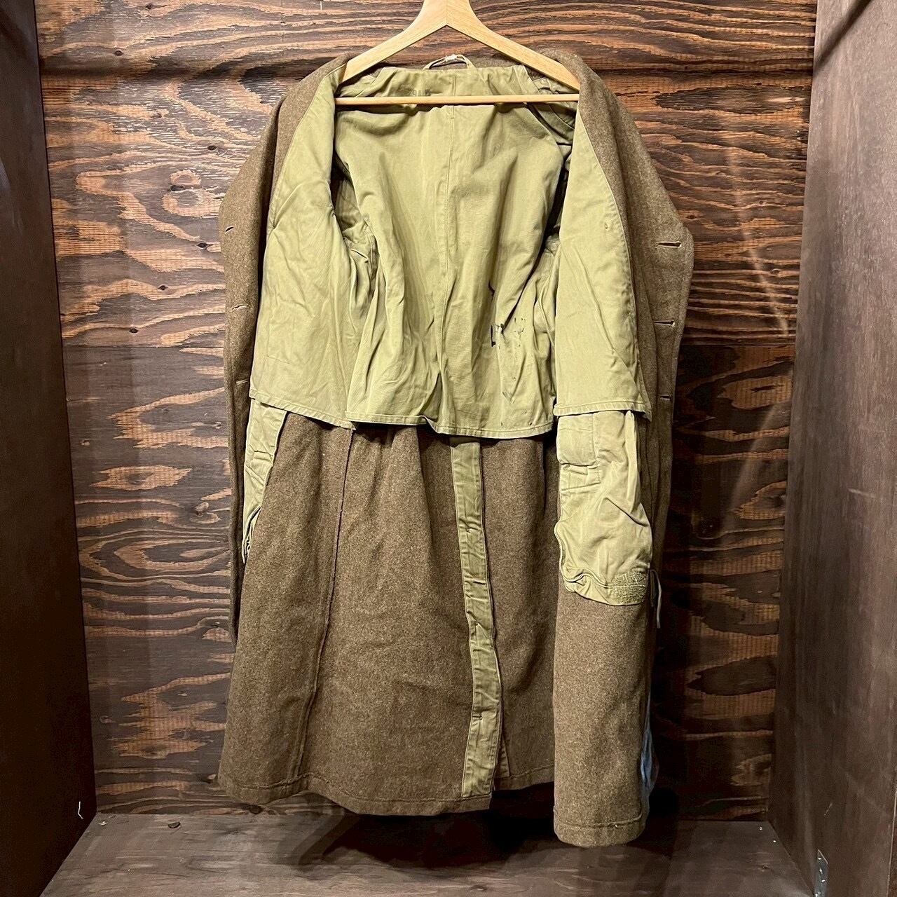 40s〜 US Army 米軍実物 WW2 ウール オーバーコート 34R S/M グレート 40s〜 US Army 米軍実物 WW2 ウール オーバーコート 34R S/M グレート