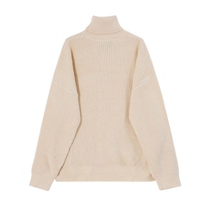 ボトルネックベーシックニット　MT0080367