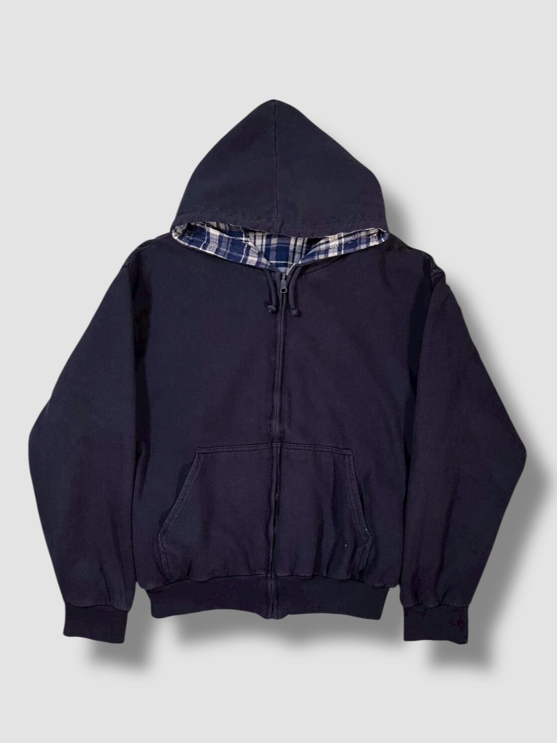 90's “OZARK TRAIL” Reversible Flannel × Sweat Hoodie | RENGA