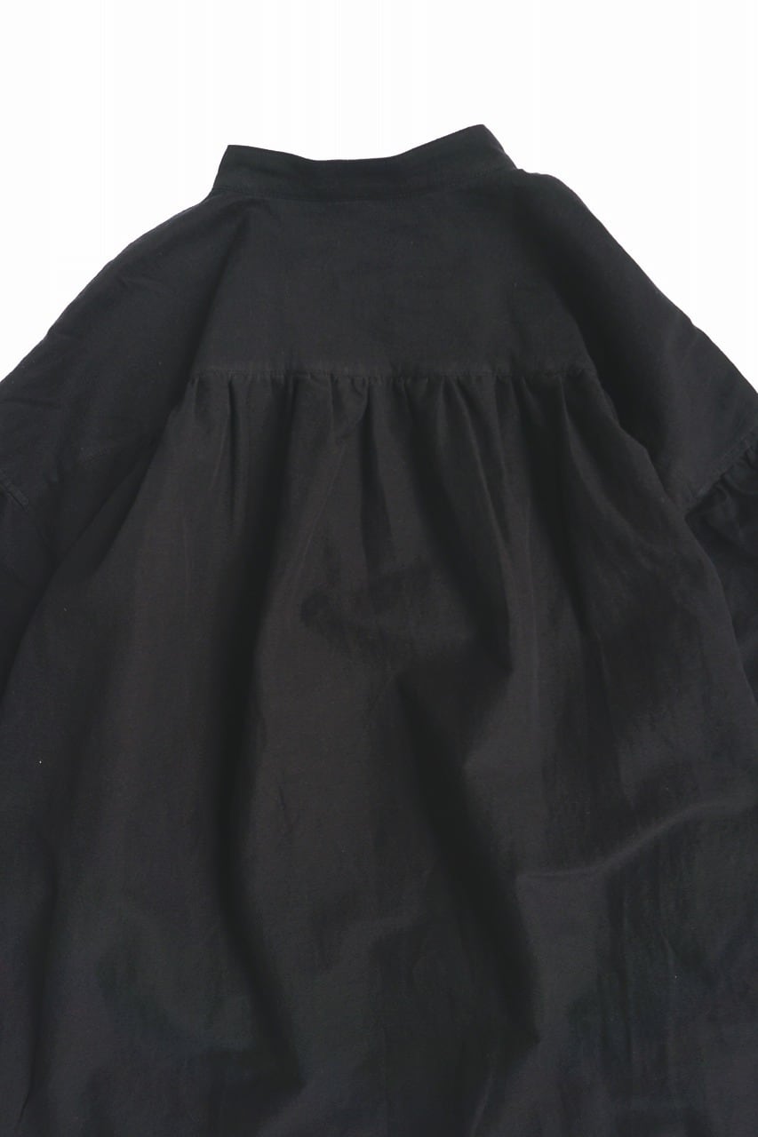 Cotton Linen Fly-Front Blouse