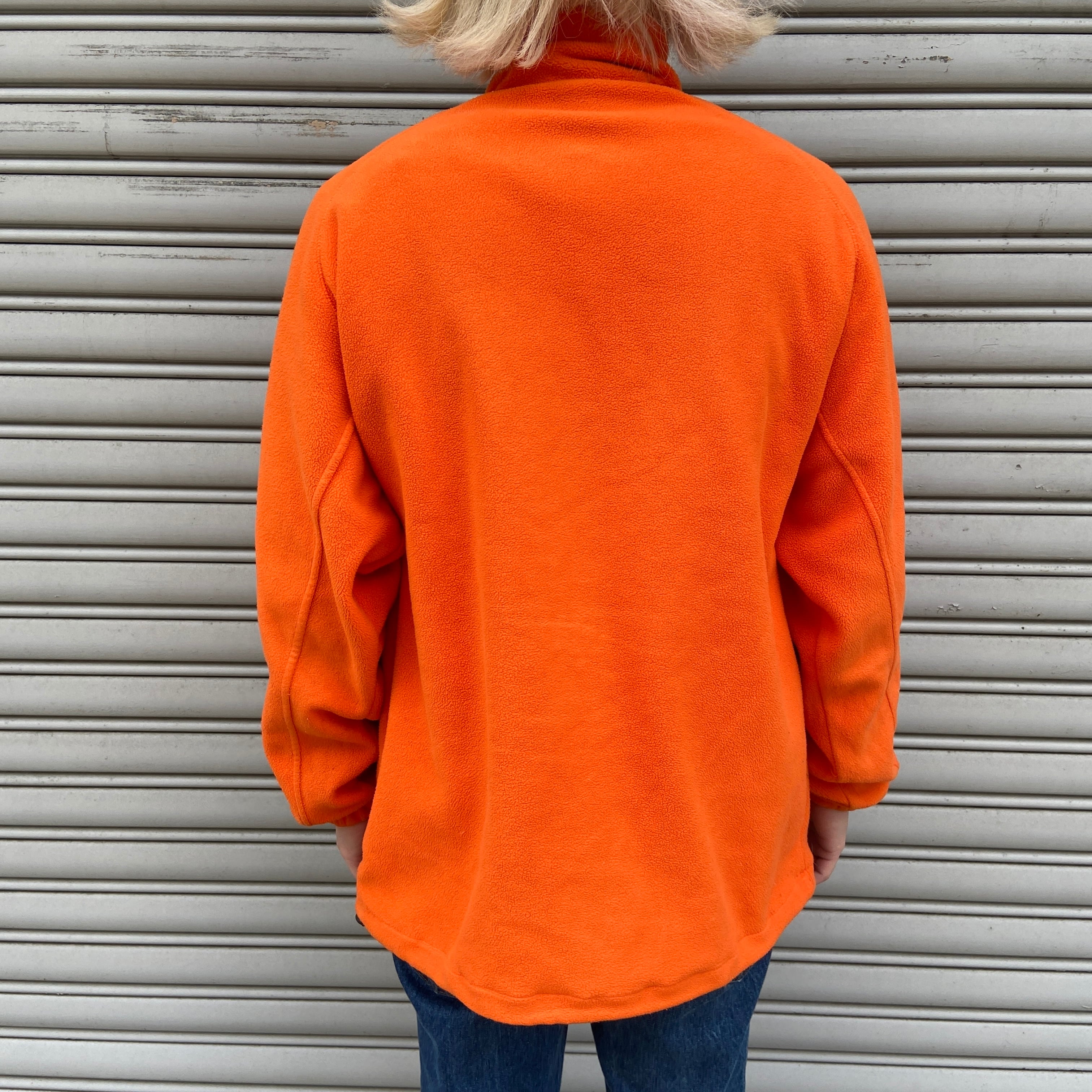 NIKE ナイキ ハーフジップフリース L オレンジ 2000年 | 古着屋 Uan