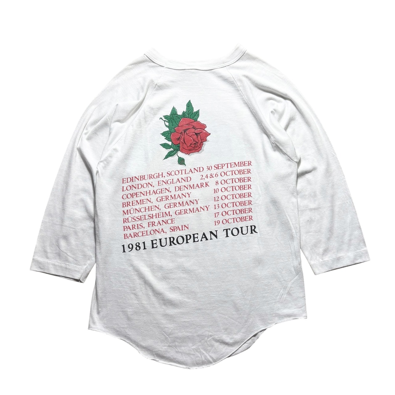 vintage 1981’s GRATEFUL DEAD raglan sleeves music tee