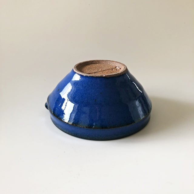 山只華陶苑 すり鉢 JUJU mortier4寸_アズール | utsuwa花亭