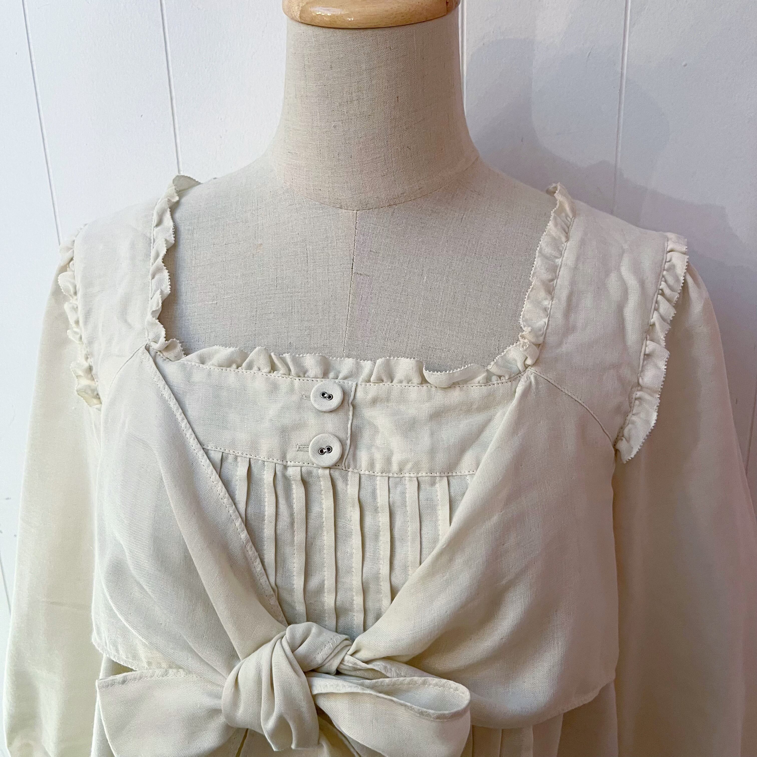 PINKHOUSE / front ribbon gauze blouse