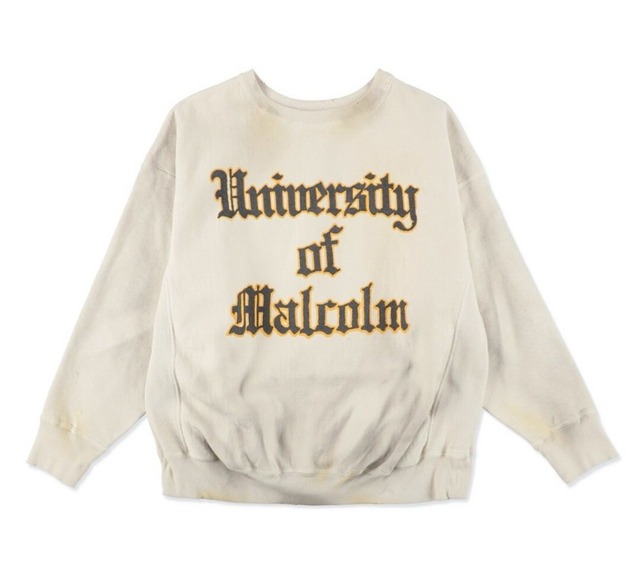 BOWWOW UNIV. MACLAREN LETTERING SWEATSHIRT AGED