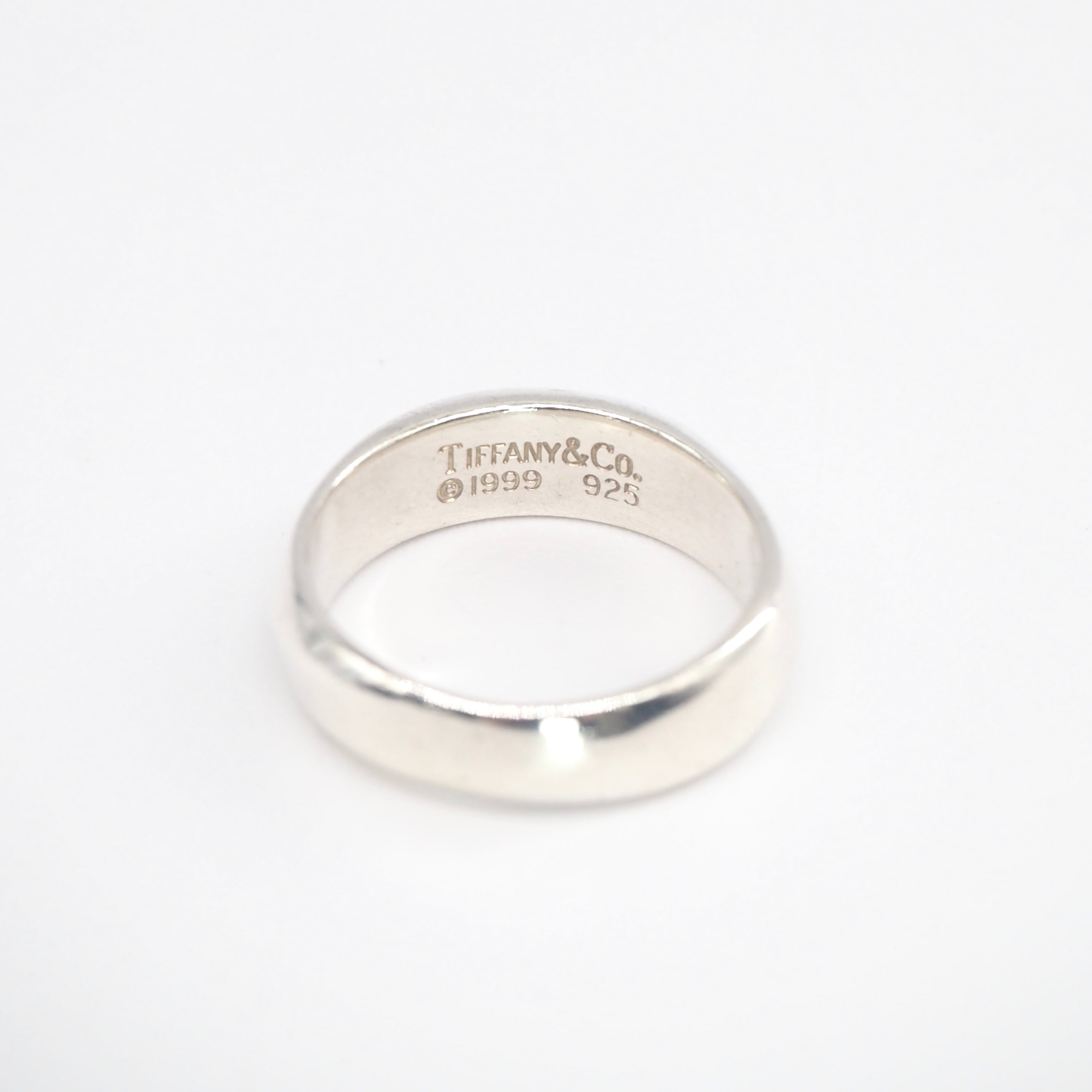 Tiffany&Co. 約8号 ナイフエッジ リング シルバー925 ティファニー