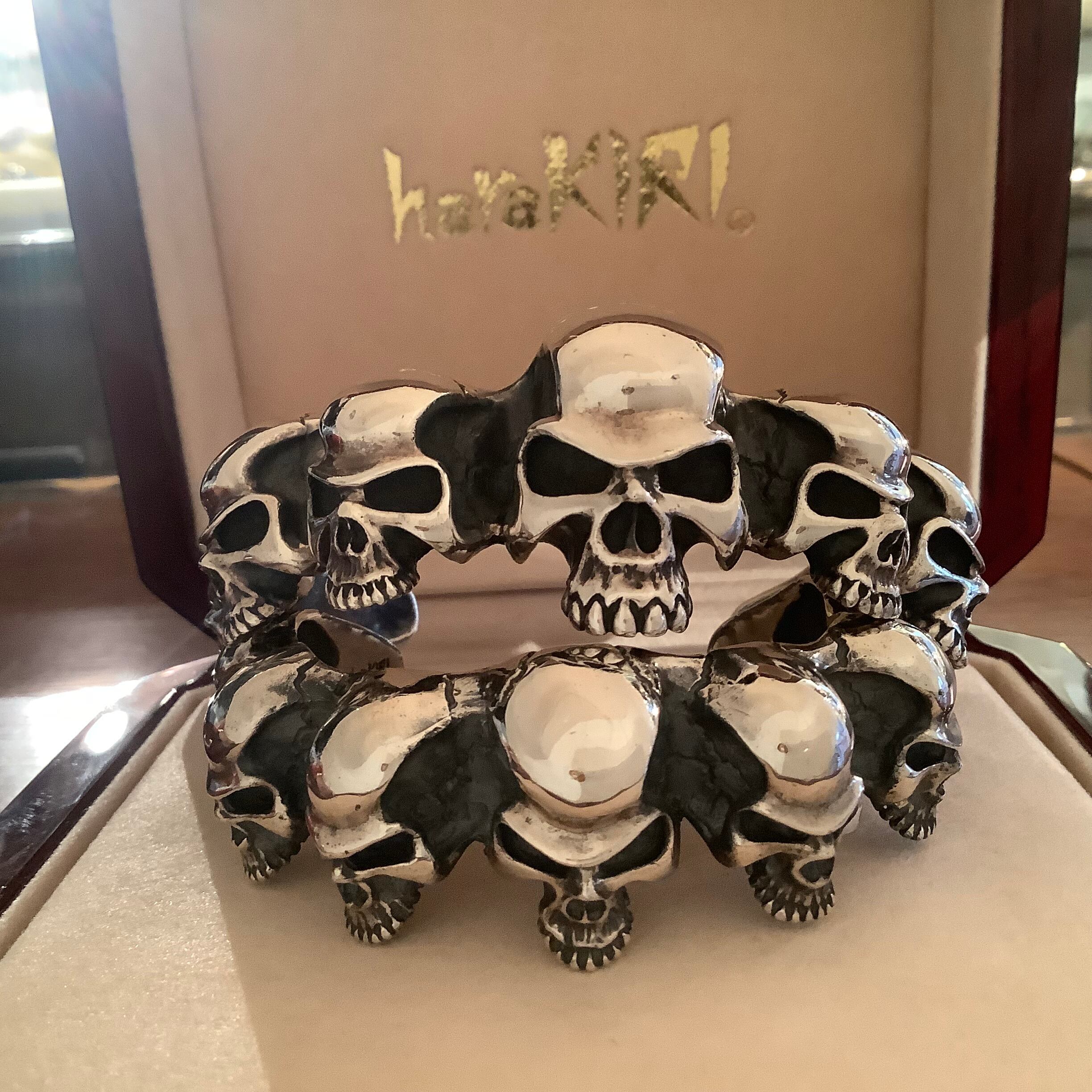 haraKIRI ハラキリ 髑髏バングル（大）SilverJewelry