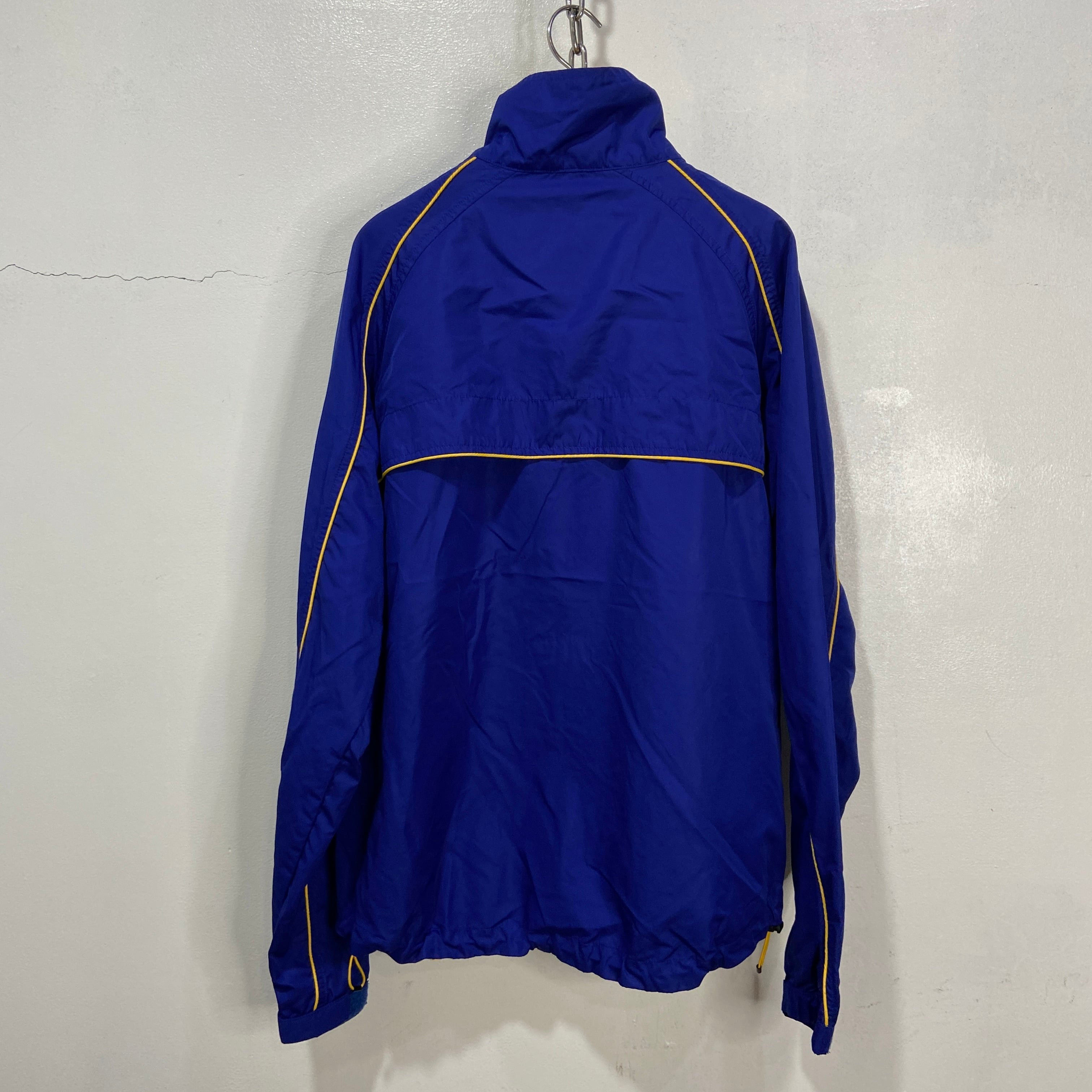 90s ポロ ラルフローレン ダウンジャケット XL 青 ブルー 刺繍