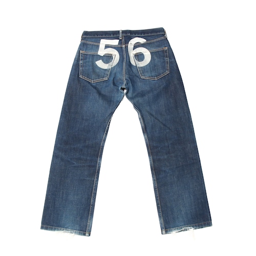 JUNYAWATANABEMANCOMMEdesGARCONS 00s NumberingPrintIndigoDenimPants