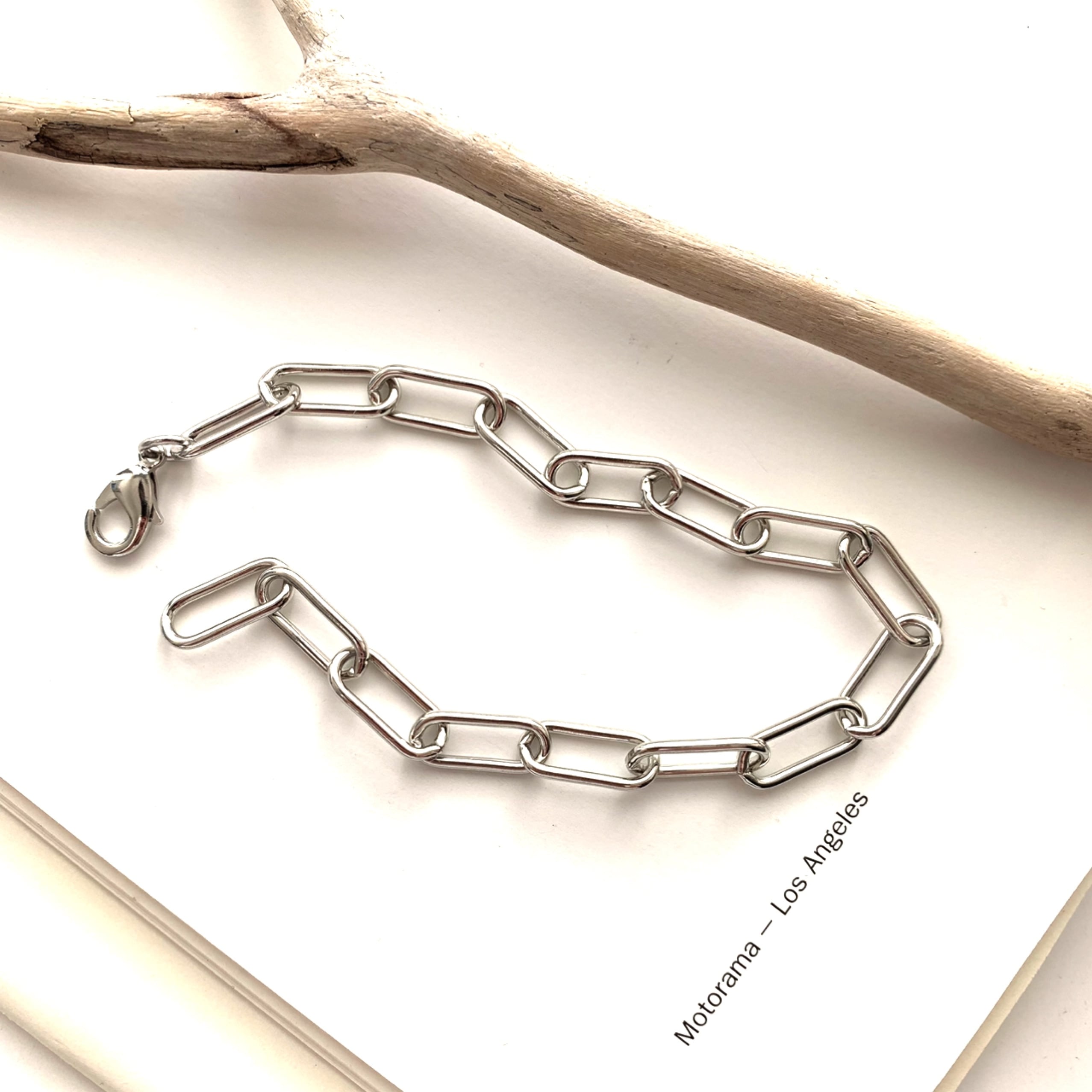 Clip Chain Bracelet 【SILVER】 | Akto