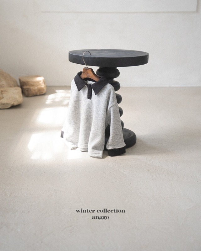 ★即納⌇﻿anggo / Choco Chip Collar T-shirt