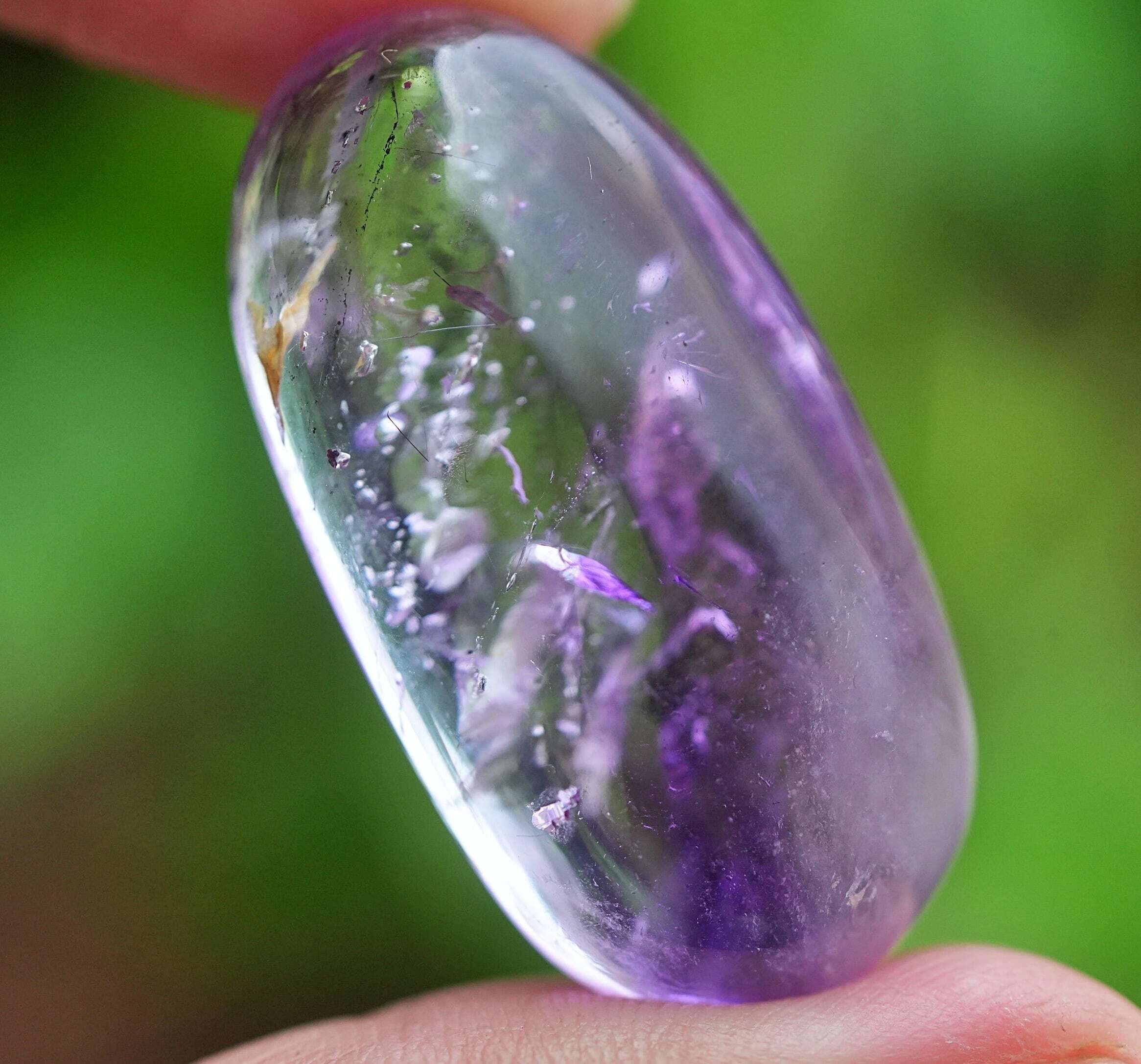 大粒☆アメシスト古代の水☆中粒☆水入り水晶 s1513 | Funky garuda