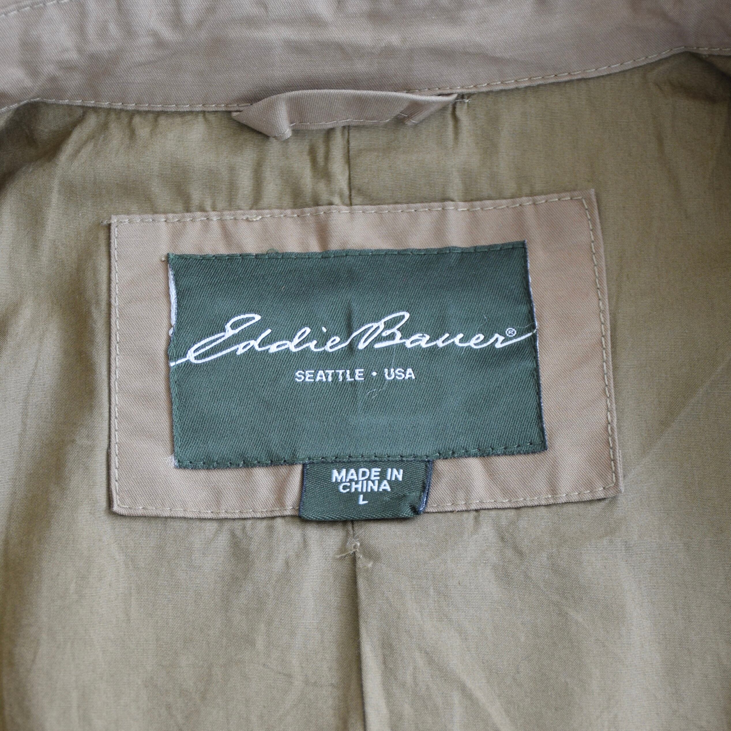 Eddie Bauer スイングトップ ジャケット メンズ L ブラウン ワーク Eddie Bauer スイングトップ ジャケット メンズ L ブラウン ワーク