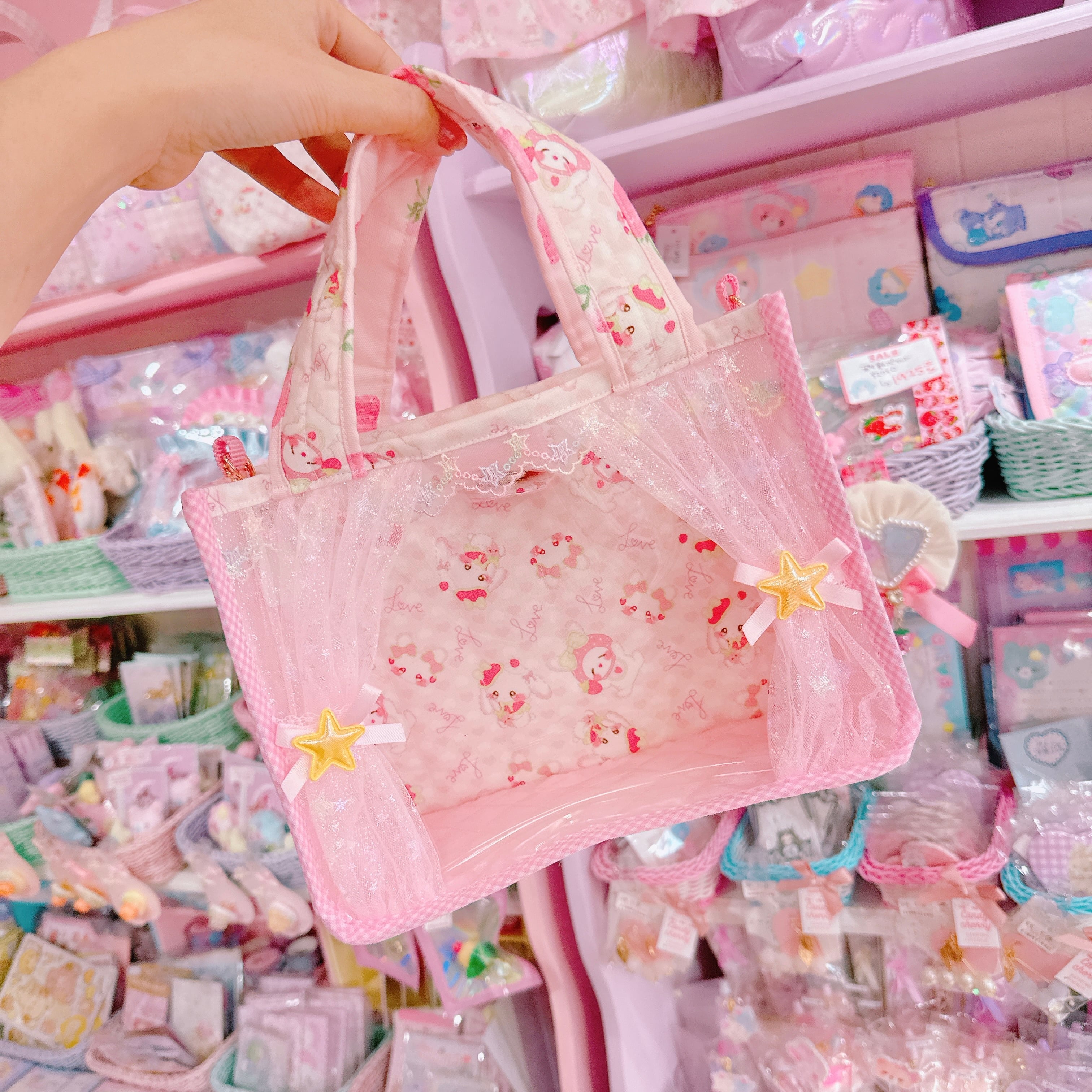 【D8】76-29ぬいぐるみ2wayトートバッグ（ショルダーひも別売り）