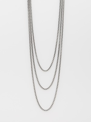 Long Box Chain Necklace