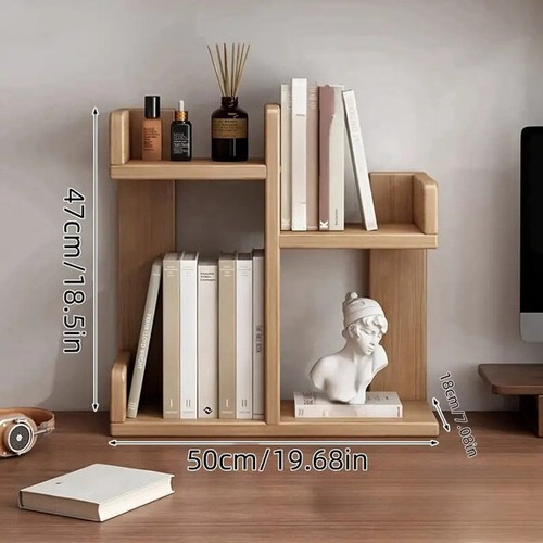 本棚 木製 デスク収納 木製 小物収納 書類収納 幅50cm ディスプレイラック 収納棚 ヴィンテージ 北欧