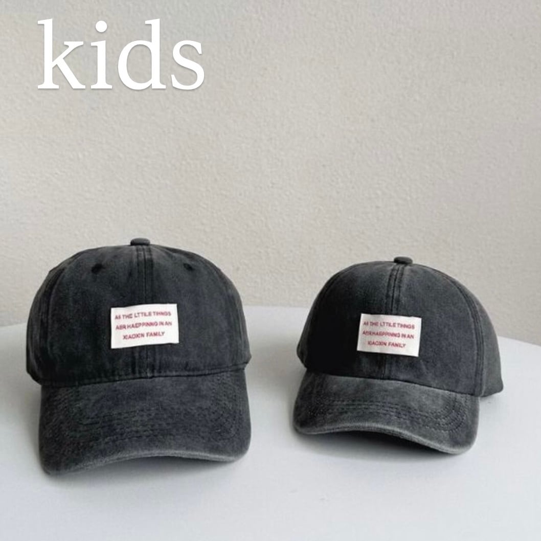 【kids】vintage tag cap