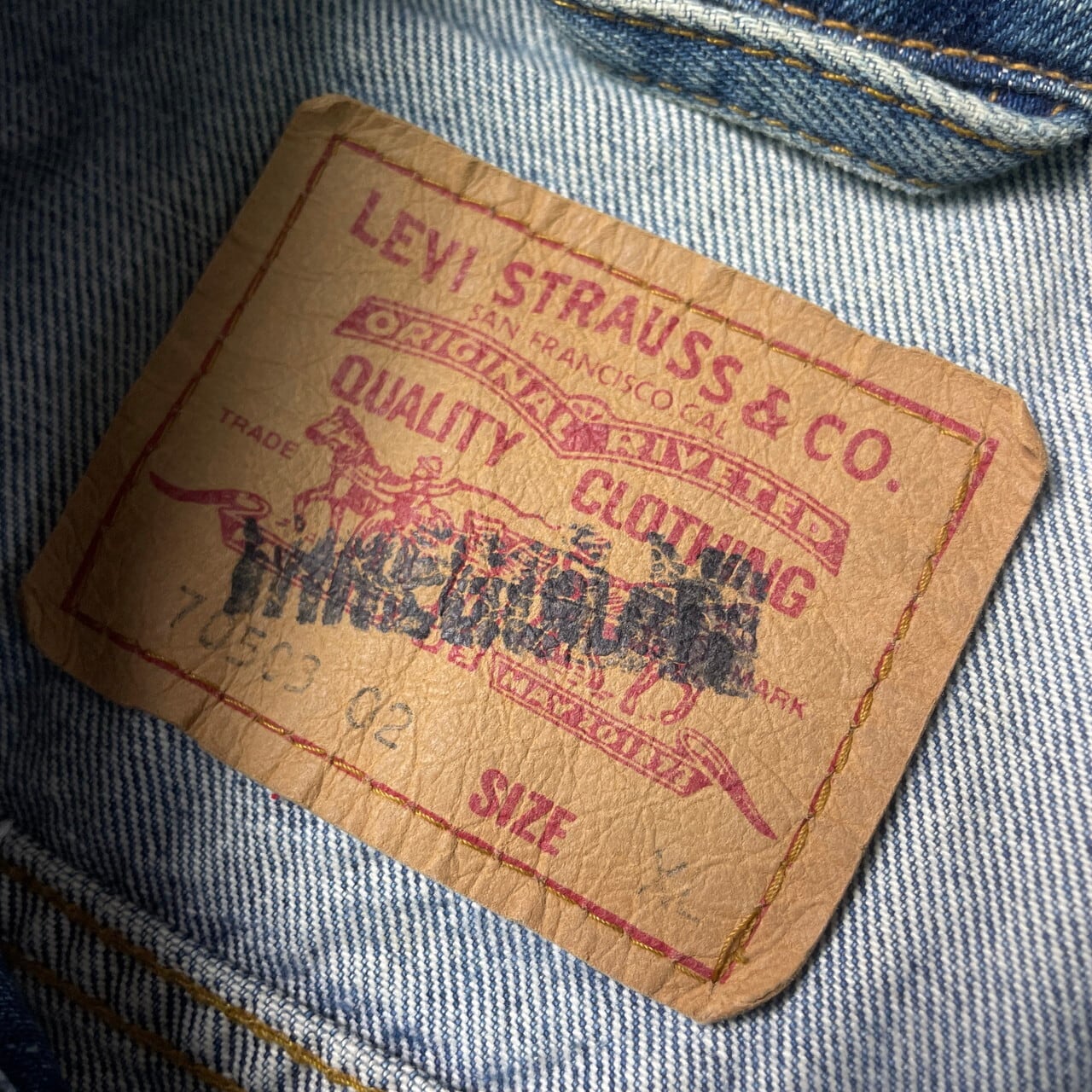90年代 チュニジア製 Levi's ユーロリーバイス 70503 02 デニム