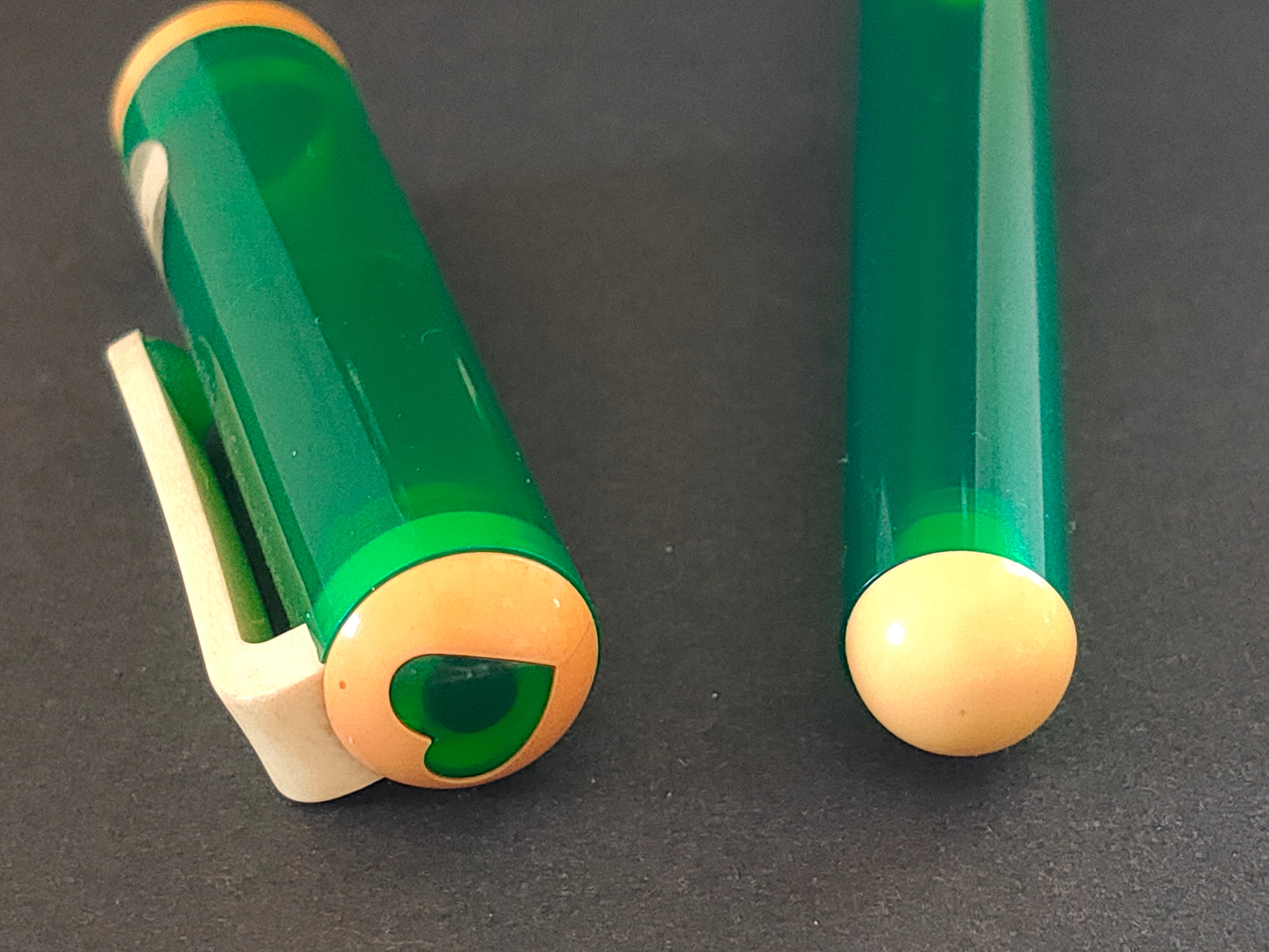 70s セーラー万年筆 キャンディ スケルトングリーン SAILOR （細字