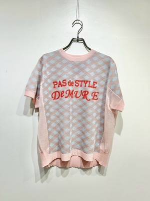 BLANC basque　プリントサマーニット