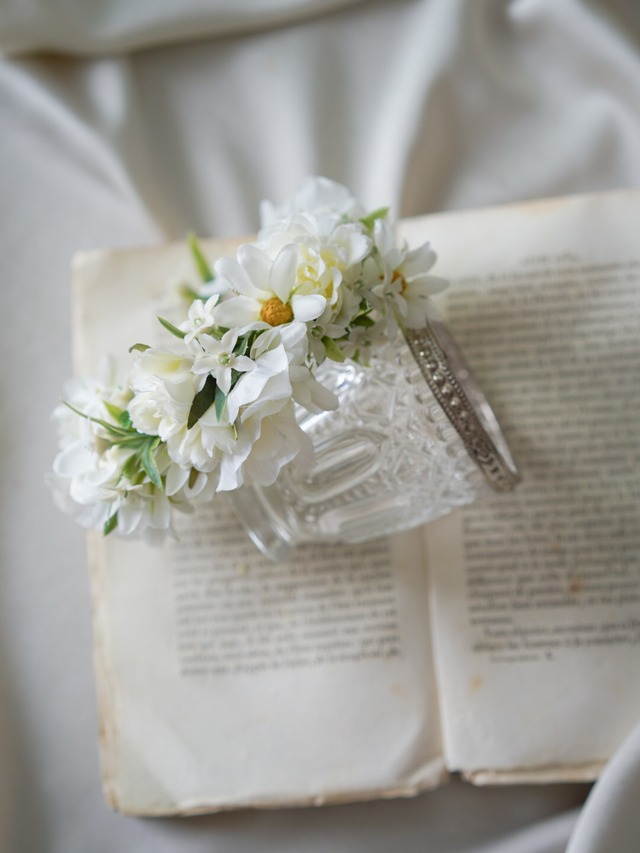 〈 即納アイテム 〉Drops Flora Crown daisy white