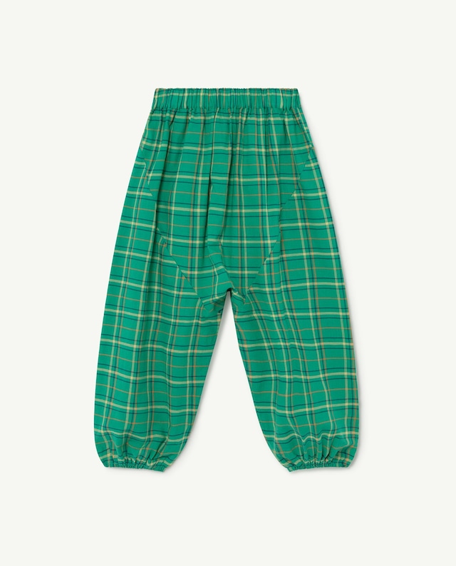 【22SS】the animals observatory ( TAO ) BUFFALO KIDS PANTS GREEN LOGO パンツ　チェック