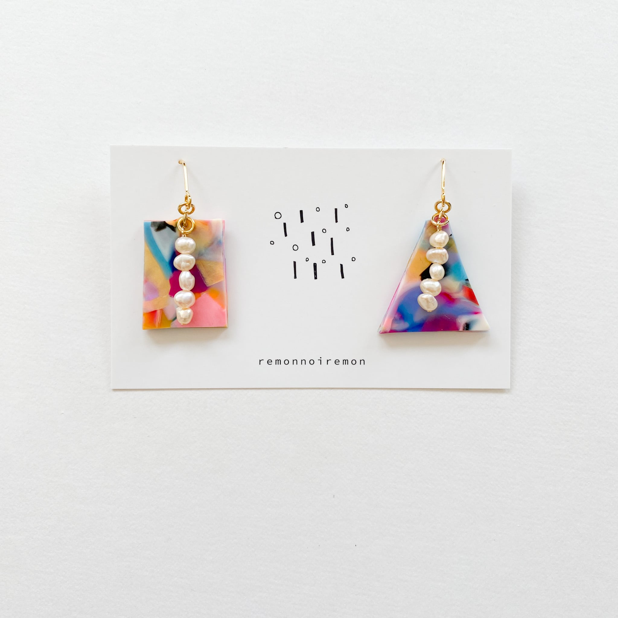 (淡水パール）カケラピアス/イヤリング