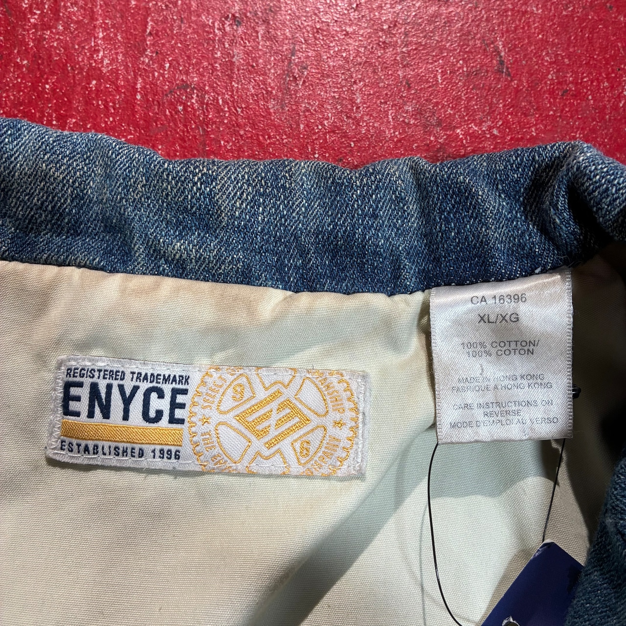 ENYCE オーバーサイズ デニムテーラードジャケット エニーチェ