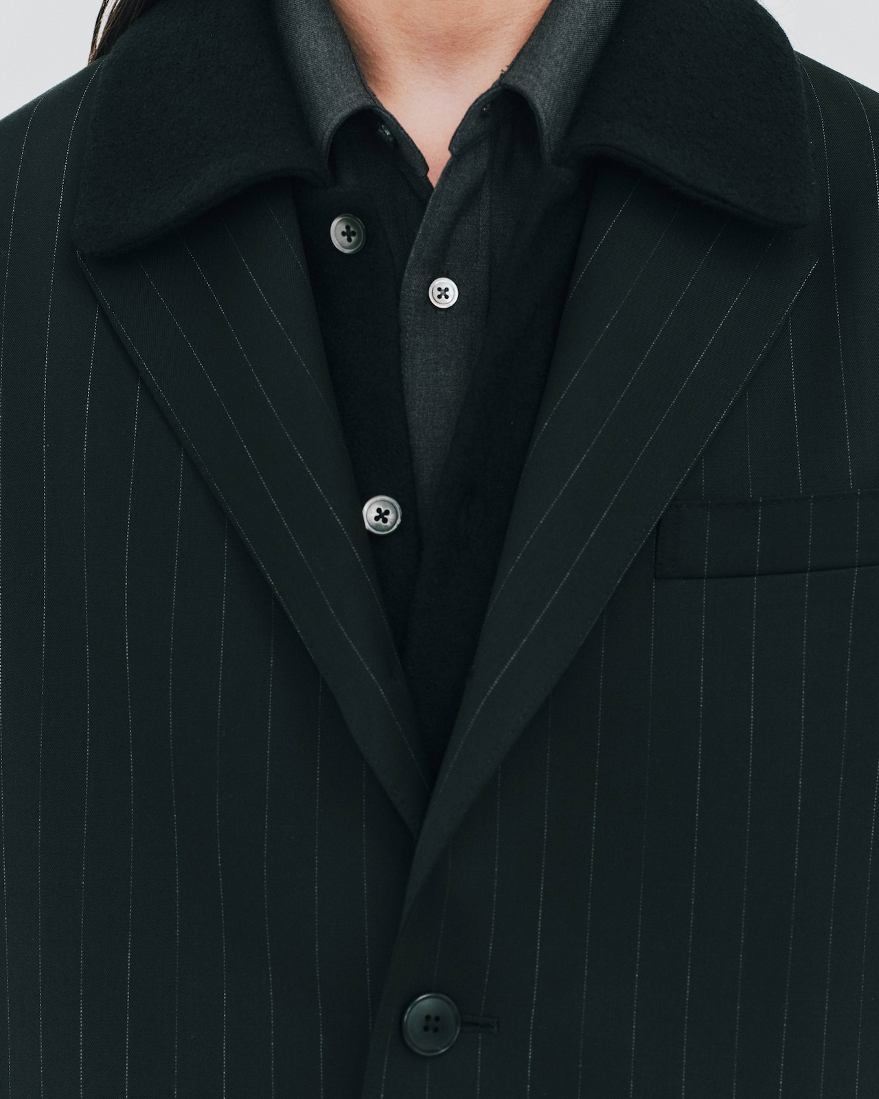 W/N Boucle Polo Cardigan