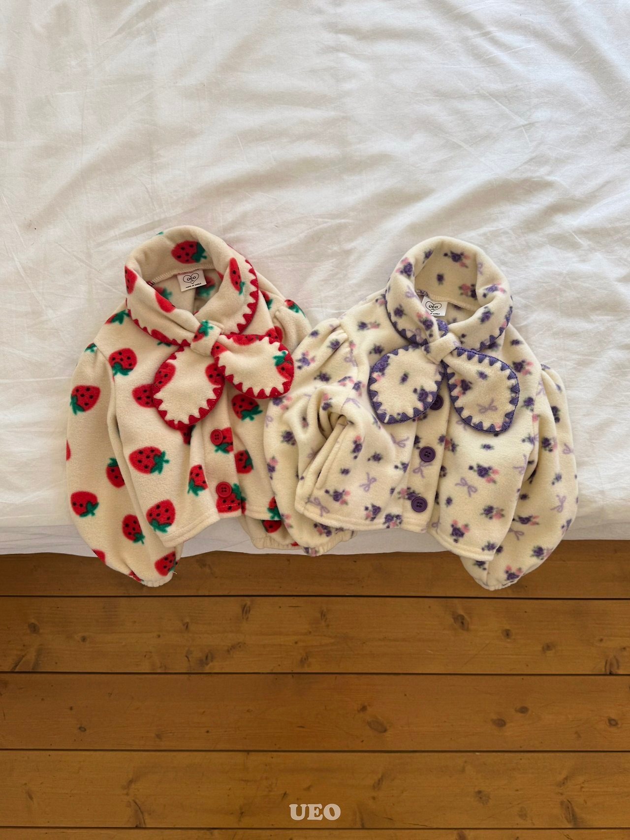 UEO［取寄］cream berry fleece jumper 26winter