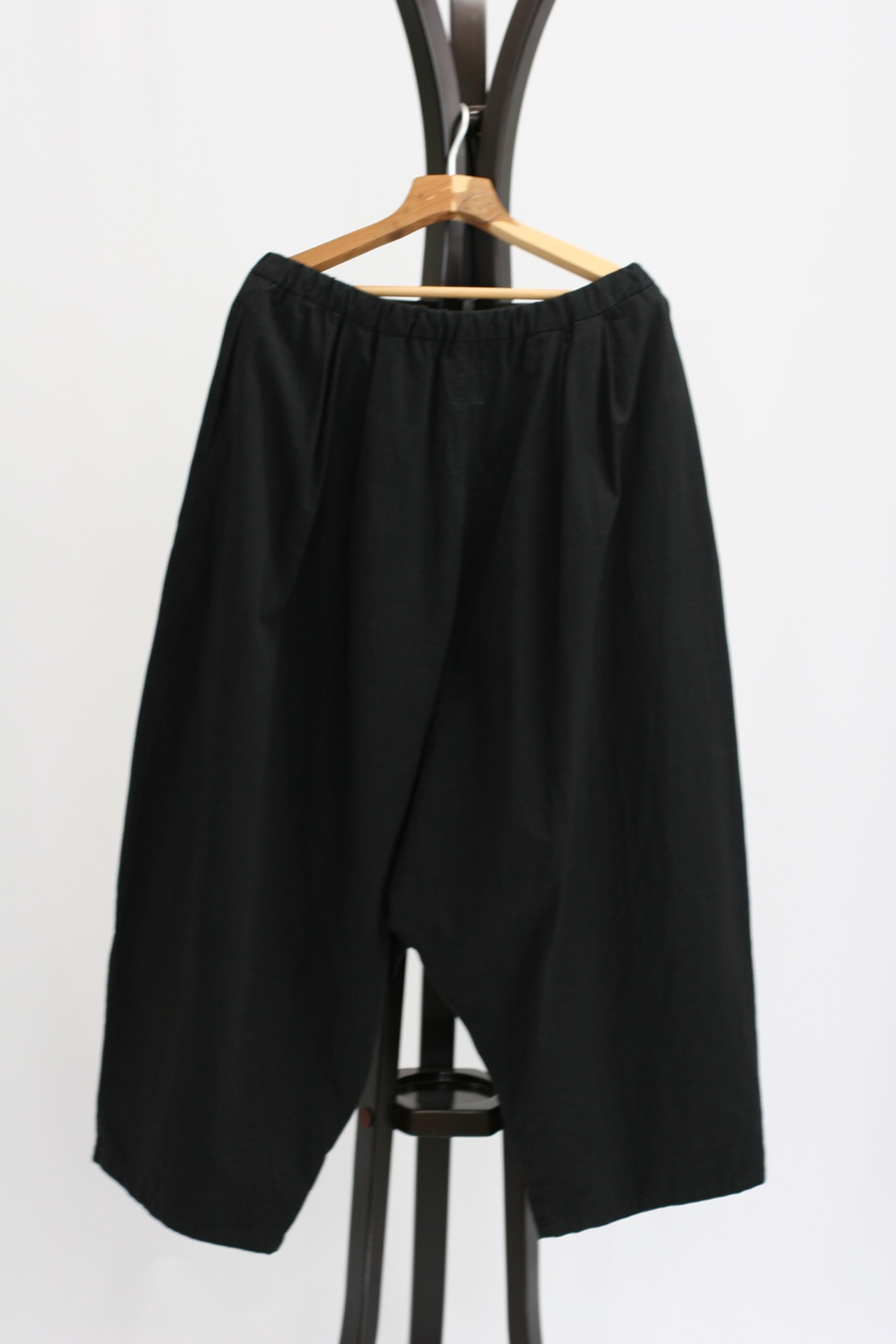 【Gauze#】ドライコットン ピエロパンツ (G904) / Black