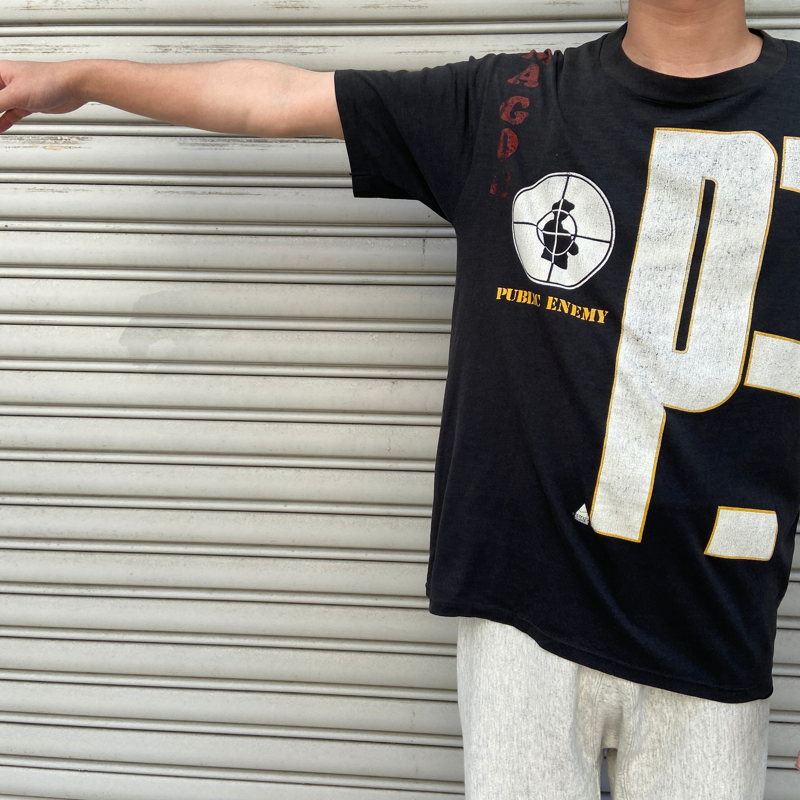 80s パブリックエナミー 両面プリントTシャツ PUBLIC ENEMY | 古着屋 Uan