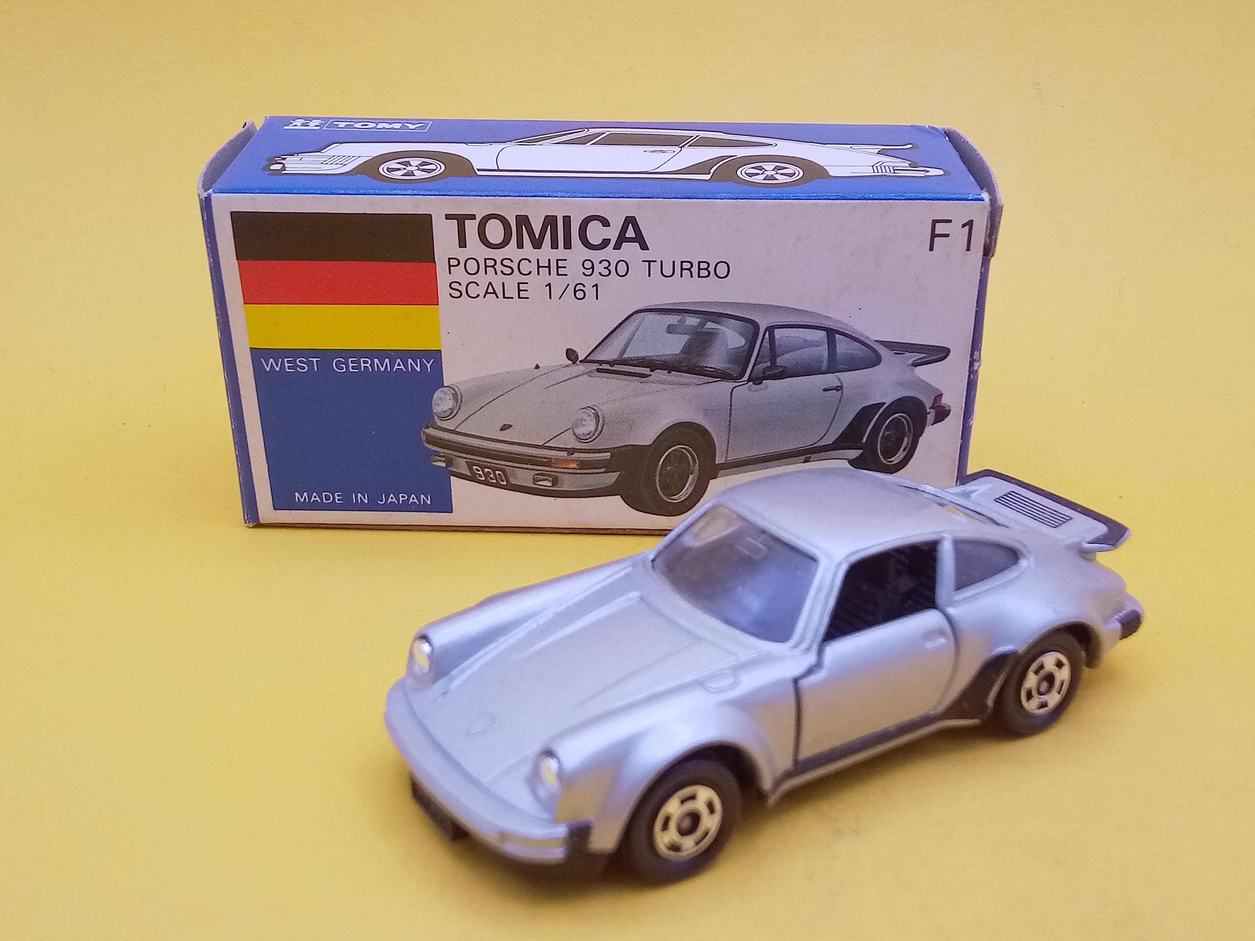 トミカ 外国車シリーズ F1 ポルシェ 930 ターボ 日本製/青箱【87695834 