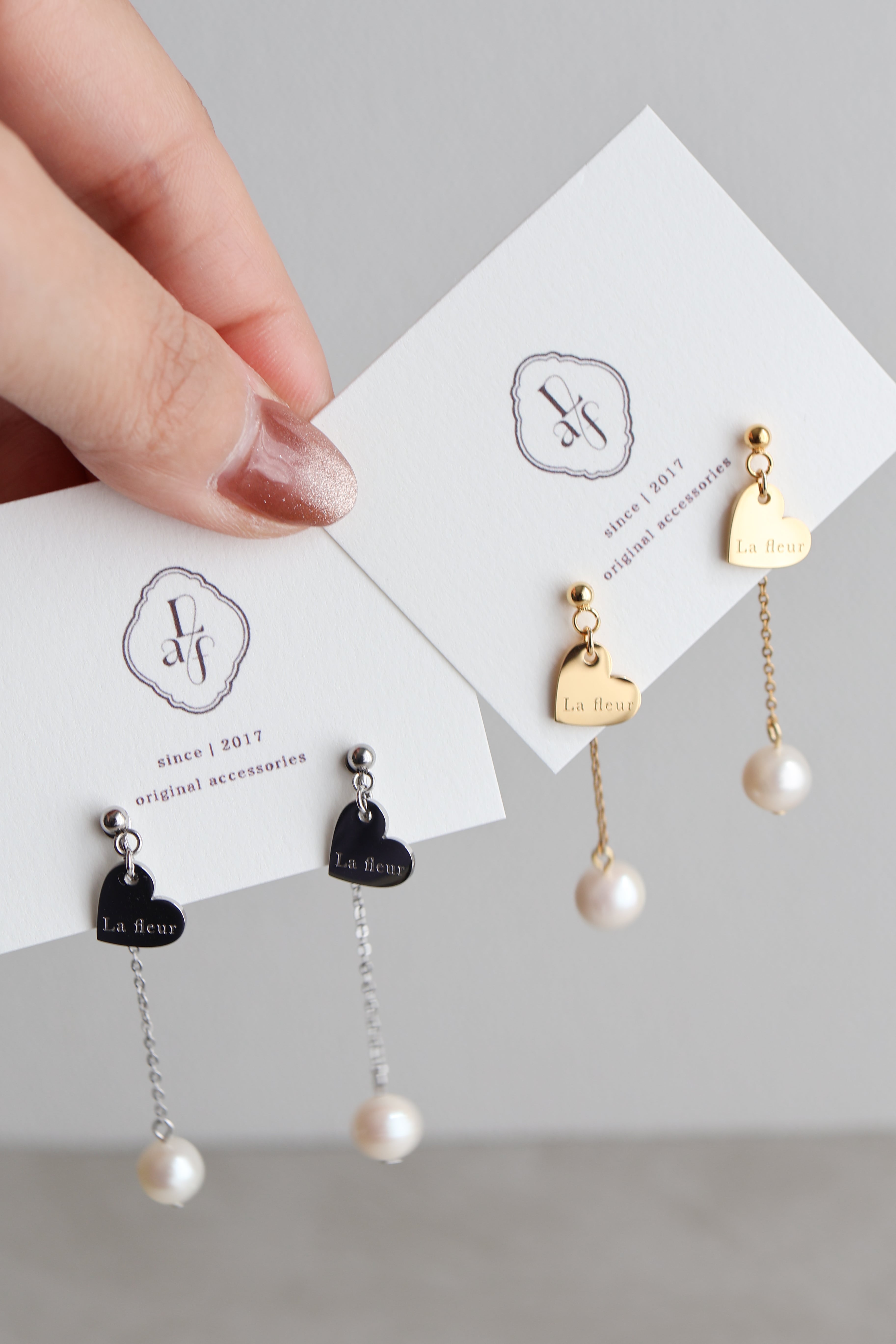 heart × chain pearl