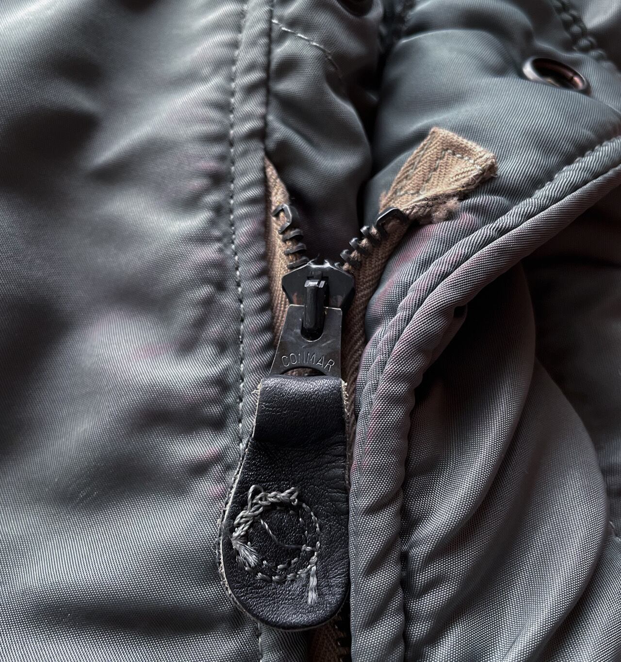 50s ブラック コットン トラウザーズ CONMARジッパー 【公式通販】