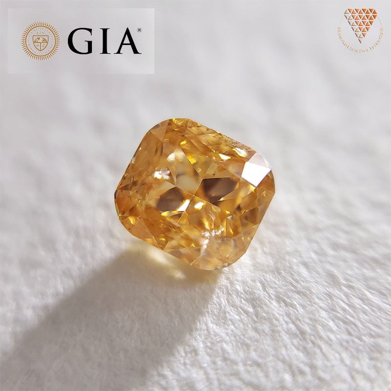 0.337 ct F.Int.Orange Yellow 天然 ダイヤモンド ciaociaoibiza.com